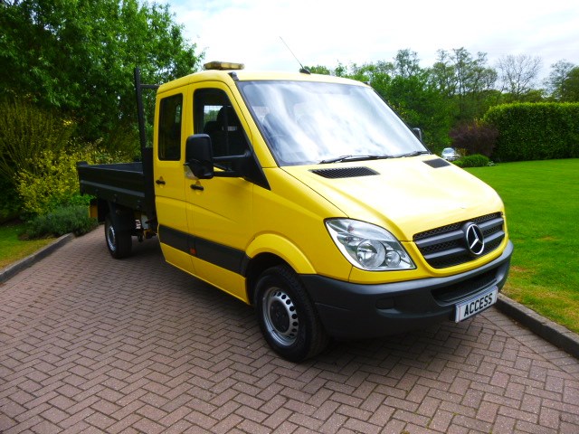 Mercedes sprinter crew cab tipper #3