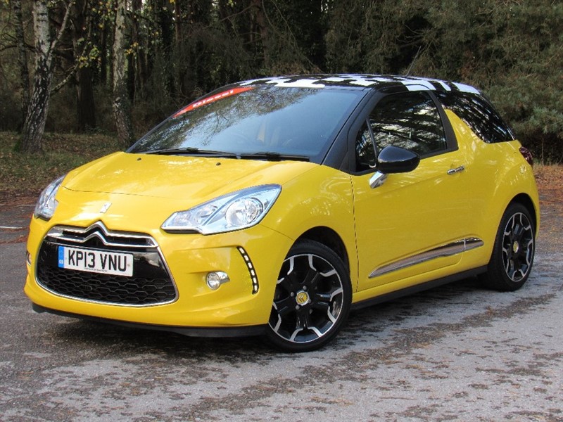 Used Yellow Citroen DS3 for Sale Dorset