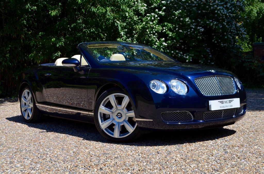 Used Dark Sapphire Blue Bentley Continental Gtc For Sale