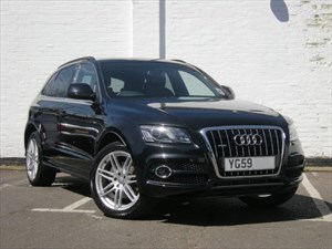 used Audi Q5 TDI quattro S Line 20" Alloys, Black leather Rear DVD Entertainment used Audi Q5 TDI quattro S Line 20" Alloys, Black leather Rear DVD Entertainment