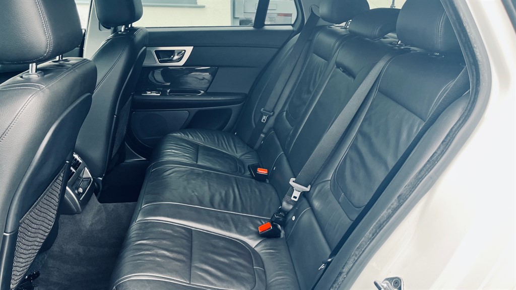 How to Fold Jaguar XF Rear Seats