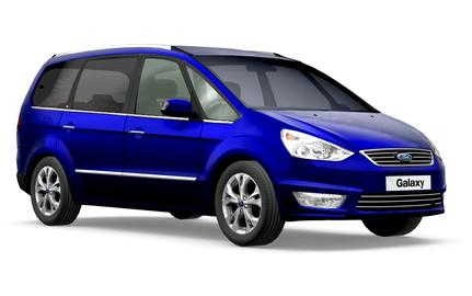 What is the unladen weight of a ford galaxy #10