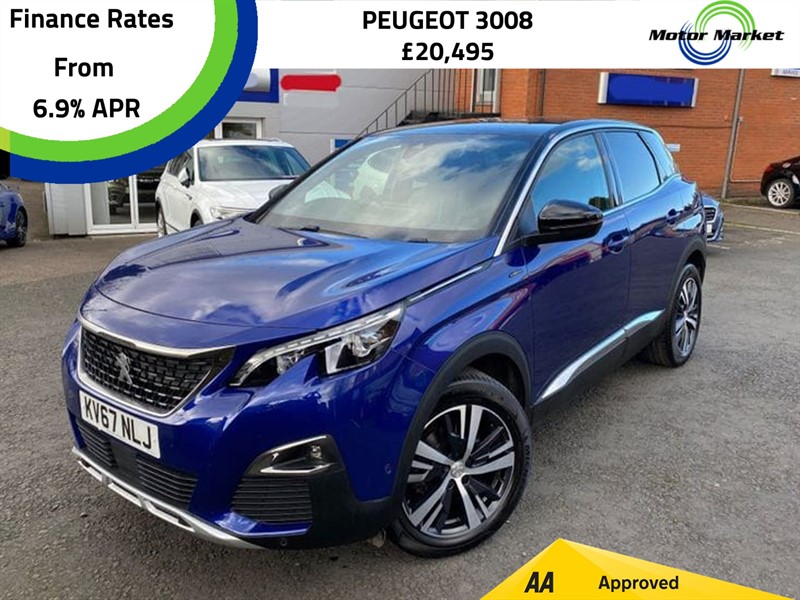Peugeot 3008 available in Cradley Heath, West Midlands Used Peugeot 3008 from Motor Market Limited