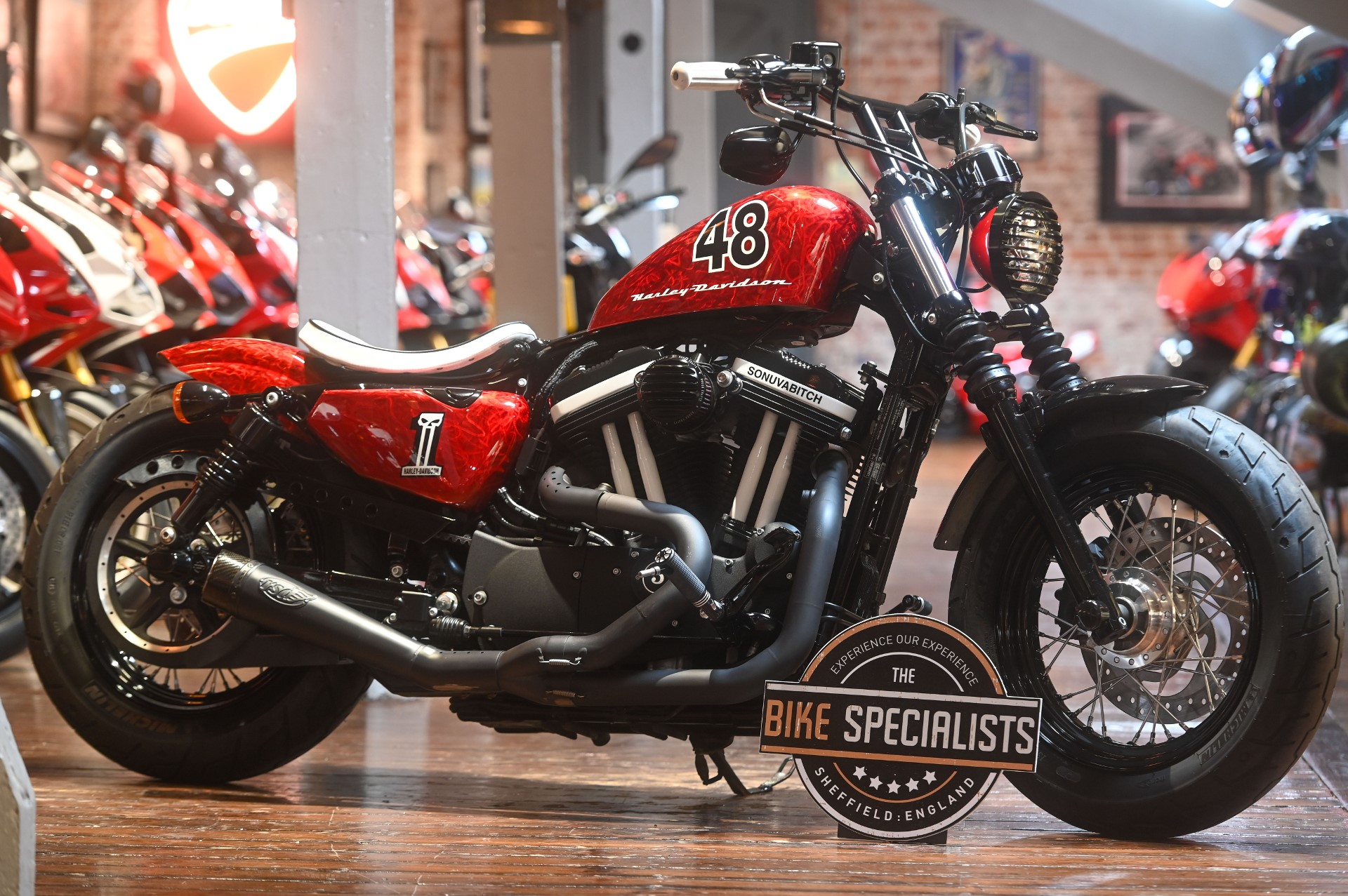 Sportster Iron Sportster Bobber Red Harley-Davidson Sportster The