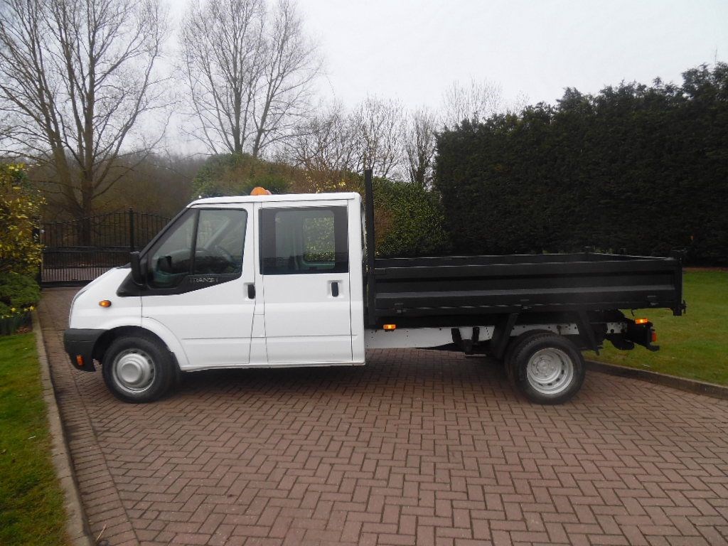 Used ford transit double cab tipper #10