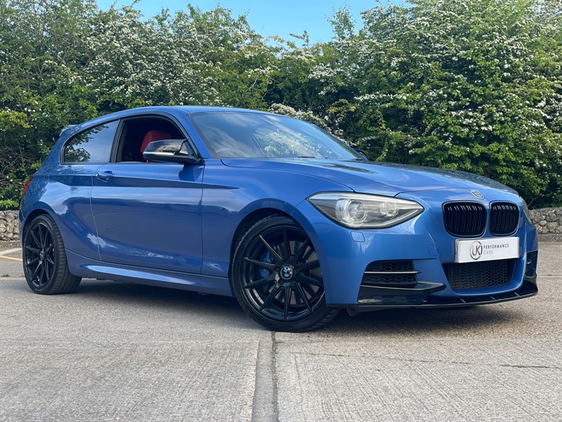 2013 m135i | estorial blue | red leather | full  service history | 2 owners | ulez compliant lez compliant... photo