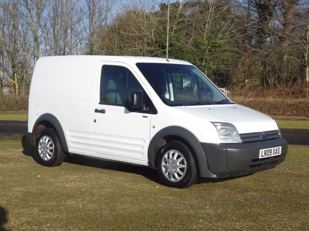 Used white ford transit connect #8