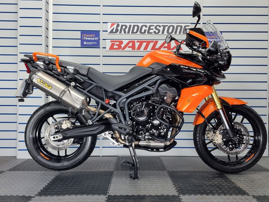 Triumph Tiger 800 for sale in Northamptonshire. Churchill Motorcycles.
