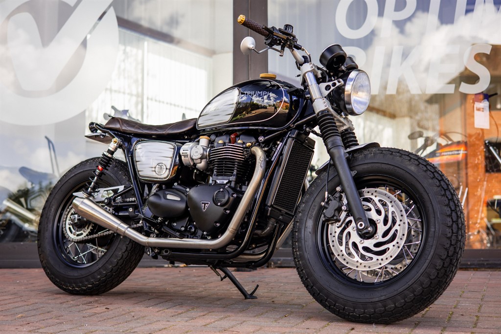 Used Triumph Bonneville T120 Black DOWN & OUT CUSTOMS FULL BUILD