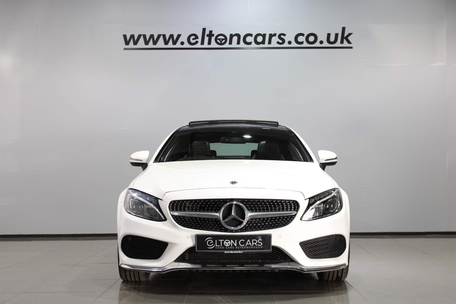 Used Mercedes-Benz C220d AMG Line Premium Coupe Polar White +