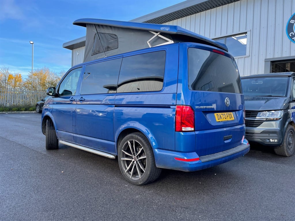 blue vw transporter for sale