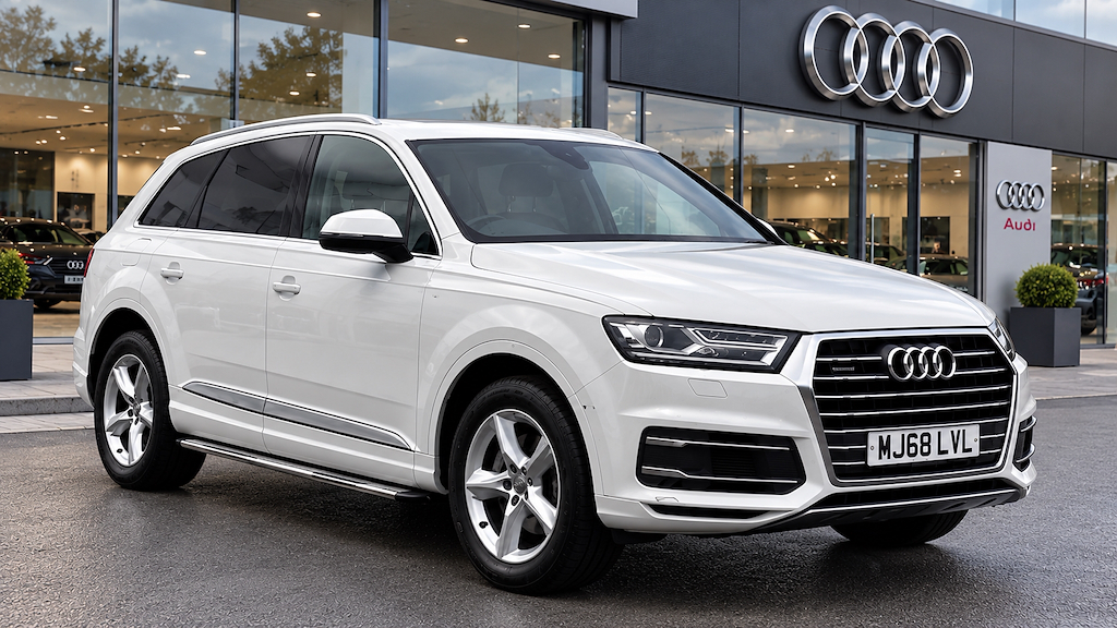 White 2018 Audi Q7 SUV/Crossover All-wheel drive Automatic