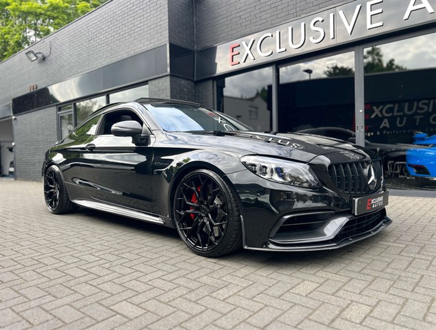 2019 c63 v8 biturbo amg s + carbon bodykit + pan roof + stage 2 (premium plus) coupe petrol spds mct... photo