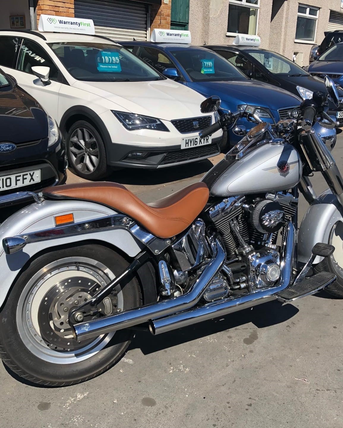 Harley davidson best sale fatboy exhaust