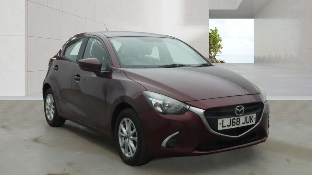 Red 2018 Mazda Mazda2 Hatchback Front-wheel drive Manual
