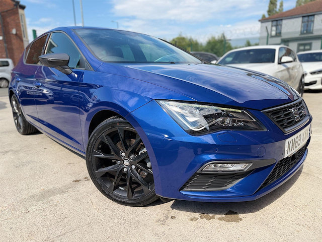 2019 seat leon 1.5 tsi evo fr black edition dsg euro 6 (s/s) 5dr £12,195 12,195 £235.15 ulez compliant reg 2019 (69... photo