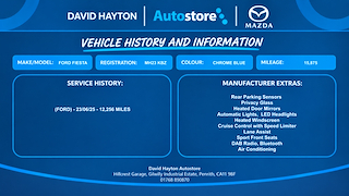 Used Ford Fiesta from David Hayton Autostore