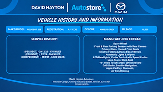 Used Peugeot 208 from David Hayton Autostore