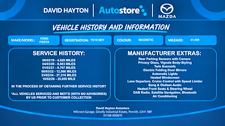 Used Ford Fiesta from David Hayton Autostore