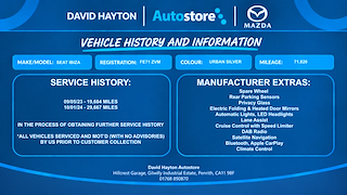 Used SEAT Ibiza from David Hayton Autostore
