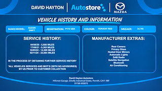 Used Suzuki Swift from David Hayton Autostore