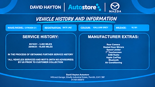Used Citroen C1 from David Hayton Autostore