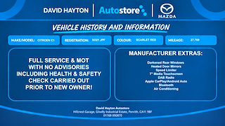 Used Citroen C1 from David Hayton Autostore