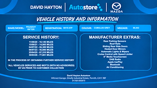 Used Peugeot Rifter from David Hayton Autostore