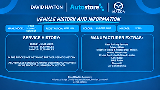 Used Ford Tourneo Connect from David Hayton Autostore