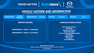 Used Citroen Berlingo from David Hayton Autostore