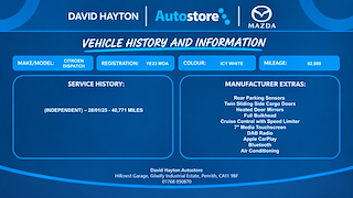 Used Citroen Dispatch from David Hayton Autostore