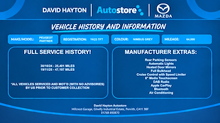 Used Peugeot Partner from David Hayton Autostore