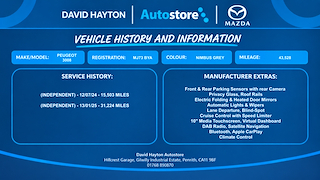 Used Peugeot 3008 from David Hayton Autostore
