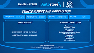Used Nissan Juke from David Hayton Autostore