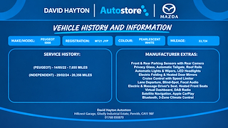Used Peugeot 5008 from David Hayton Autostore
