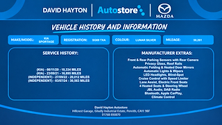 Used Kia Sportage from David Hayton Autostore