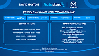 Used Kia Sportage from David Hayton Autostore