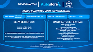 Used Citroen C3 Aircross from David Hayton Autostore