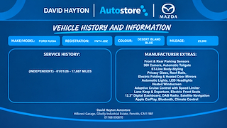 Used Ford Kuga from David Hayton Autostore