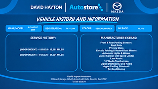 Used Peugeot 2008 from David Hayton Autostore