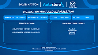 Used Volkswagen Crafter from David Hayton Autostore