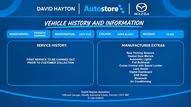 Used Peugeot Partner