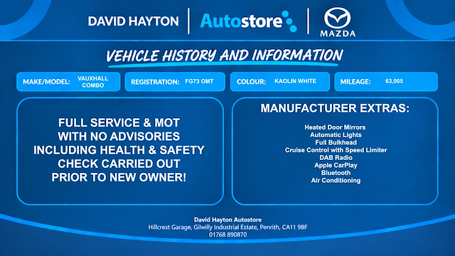 Used Vauxhall Combo