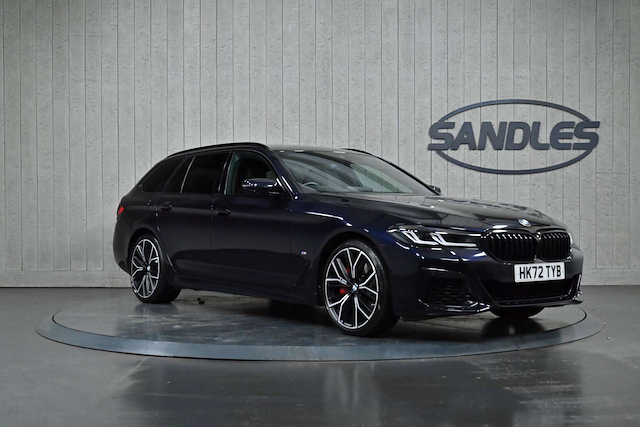 2022 BMW 5 SERIES 520D M SPORT MHEV AUTO 54 20IN ALLOYS, M SPORT PRO PACK... photo