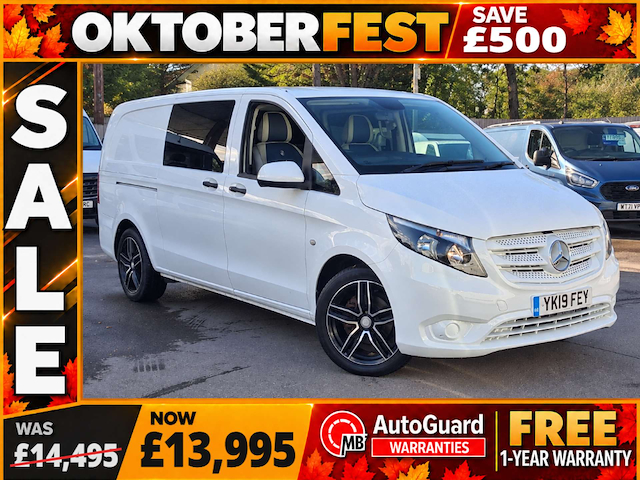 Used Mercedes Vito 114 CDI BlueTEC Crew Van Double Cab Diesel
